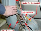 Dryer thermal Fuse bypass Whirlpool Elctric Dryer Diagnostic Chart American Service