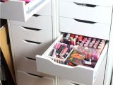 Dupe for Alex 9 Drawer Bedroom Ikea Alex 9 Drawer Dupe Ikea Makeup organizer Scarf