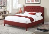 Eastern King Bed Size Vs King Clive Red Linen Eastern King Bed 24997ek Queen Beds Beds and King