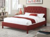 Eastern King Bed Size Vs King Clive Red Linen Eastern King Bed 24997ek Queen Beds Beds and King