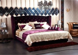 Eastern King Bed Size Vs King Modrest Majestic Transitional Purple Fabric Eastern King Size Bed