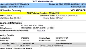 Ecb Violations Penalty forgiveness at B2 Modular tower Unresolved Construction Violations