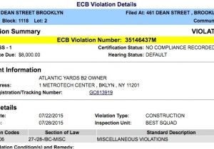 Ecb Violations Penalty forgiveness at B2 Modular tower Unresolved Construction Violations