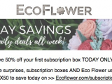 Eco Flower Coupon Code Eco Flower 50 Off Subscription Box Coupon Code