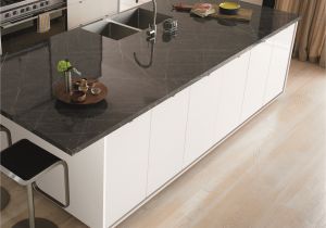 Ekbacken Countertop White Marble Effect formica Ferro Grafite with White Cabinets Google Search Kitchen