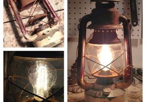 Electric Lanterns that Look Like Gas We Recently Converted This Rusted Looking Gas Lantern Into