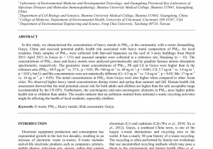 Electronics Recycling Santa Rosa California Pdf Ambient Air Heavy Metals In Pm 2 5 and Potential Human Health