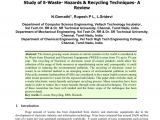 Electronics Recycling Santa Rosa California Pdf Study Of E Waste Hazards Recycling Techniques A Review