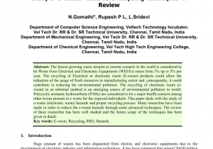 Electronics Recycling Santa Rosa California Pdf Study Of E Waste Hazards Recycling Techniques A Review