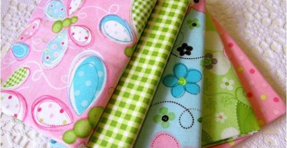 Emma and Mila Fabric Fat Quarter Bundle Of Five 5 Cotton Fabric by Suppliesstall