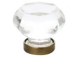 Emtek Old town Crystal Cabinet Knob Emtek 86011us7 French Antique Old town 1 1 4 Inch Diameter