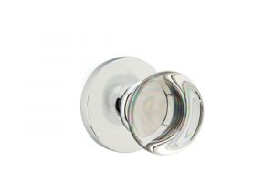 Emtek Providence Crystal Cabinet Knob Emtek 5059pcus26 at Designer Hardware Plumbing by Faye