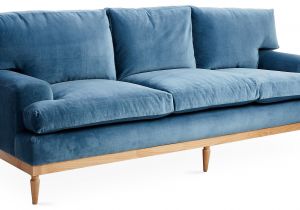 English Roll Arm sofa Tight Back English Roll Arm sofa Tight Back Luxury Sutton 89 sofa Harbor Blue