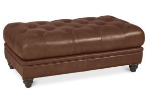 English Roll Arm sofa with Tight Back Martha Stewart Collection Bradyn Leather Cocktail Ottoman Created
