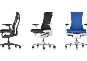 Ergohuman Plus Mesh Office Chair with Leg Rest Embody Chair Herman Miller