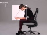 Ergohuman Plus Mesh Office Chair with Leg Rest Gesture Ergonomic Office Desk Chair Steelcase