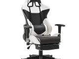 Ergonomic Office Chair with Leg Rest Giantex Ergonomic Adjustable Gaming Chair Modern High Back Racing
