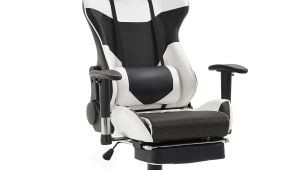 Ergonomic Office Chair with Leg Rest Giantex Ergonomic Adjustable Gaming Chair Modern High Back Racing