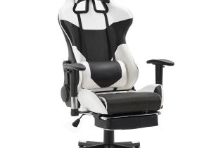 Ergonomic Office Chair with Leg Rest Giantex Ergonomic Adjustable Gaming Chair Modern High Back Racing