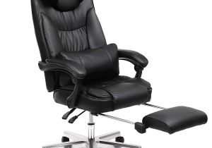 Ergonomic Office Chair with Leg Rest songmics Ergonomic Office Chair Executive Gaming Swivel Chair with