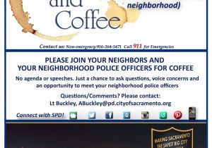 Escort Girls In Sacramento Sacramento Police On Twitter Join Us for Copsandcoffee On Monday