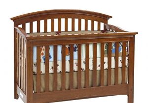 Essentials by Baby Cache Bliss Curved top Crib Baby Cache Bliss Essential Curved top Crib Chestnut top