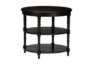 Ethan Allen Allistair Side Table Allistair Round Faux Bamboo Side Table Side Accent