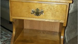 Ethan Allen Baumritter Bedside Table Ethan Allen by Baumritter Maple Nightstand End Table 1