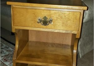 Ethan Allen Baumritter Bedside Table Ethan Allen by Baumritter Maple Nightstand End Table 1