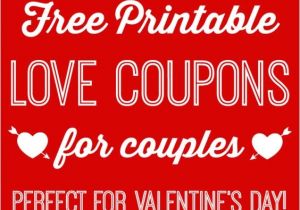 Everything but the House Coupon Code Free Printable Love Coupons for Couples On Valentine 39 S Day