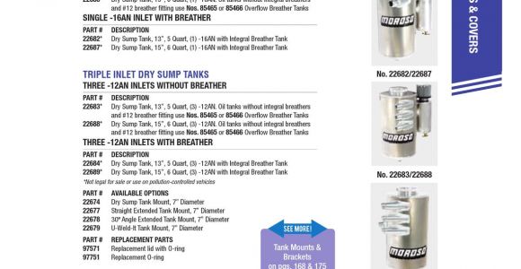 Expansion Tank Sizing Rule Of Thumb Moroso Product Guide 2013 P167 194 by Moroso Performance Products