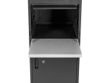 Extra Large Parcel Drop Box Extra Large Front Rear Access Dark Grey Smart Parcel Box