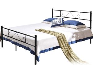 Extra Strong Metal Bed Frame Aingoo Metal Double Bed Frame 4ft6 Modern solid Bedstead Base Adults