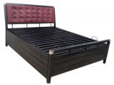 Extra Strong Metal Bed Frame Royal Metal Box Bed Safari with soft Cushioning Headboard Buy