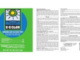 Ez Spa total Care Ingredients E Z Clor Granular Algae Out 2lbs