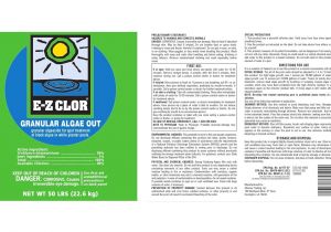 Ez Spa total Care Ingredients E Z Clor Granular Algae Out 2lbs