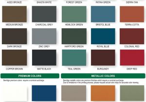 Fabral Metal Roofing Color Chart Fabral Metal Roof Color Chart