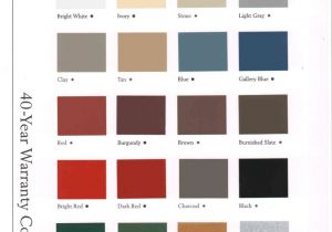 Fabral Metal Roofing Color Chart Fabral Metal Roof Color Chart