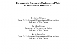 Fabric Stores Pensacola Fl Pdf Environmental assessment Of Sediments and Water In Bayou Grande