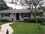 Facelist for 1950s Florida Ranch Style Home with Bricks Painted Brick Ranch with Simple Landscaping I Used to