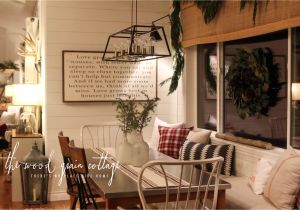 Fairy Lights Bed Bath and Beyond Christmas Home Night tour the Wood Grain Cottage