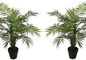 Fake Palm Trees for Sale Indoor 2 Best Artificial 90cm 3ft Paradise Palm Trees Outdoor Indoor