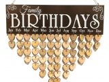 Family Birthday Board Kit Australia Vorcool Family Birthday Board Plaque Diy Hanging Wooden Birthday