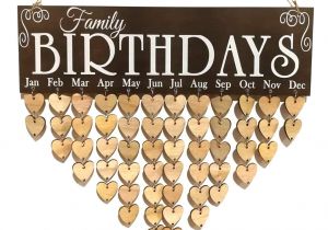 Family Birthday Board Kit Australia Vorcool Family Birthday Board Plaque Diy Hanging Wooden Birthday