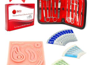 Family Birthday Board Kit Suture Kit Practice Medical Sutures and Dissection with 3d