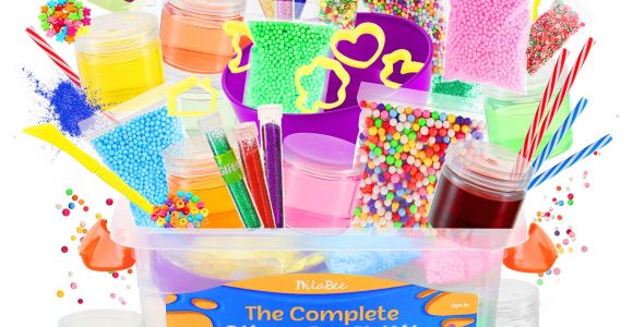 Family Birthday Board Kits Amazon Com Dilabee Ultimate Diy Slime Making Kit for Girls and Boys