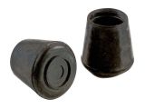 Felt Furniture Pads Home Depot Everbilt 7 8 In Black Rubber Leg Tips 4 Per Pack 49127 the Home