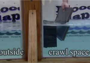 Fema Approved Flood Vents Flood Flaps Water Flow Demonstration Video Flood Flaps Pinterest