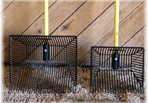 Fine Tine Manure fork Fine Tines Stall fork for Pelleted and Sawdust Bedding
