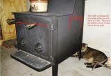 Fisher Wood Stove Parts Added A Baffle to Grandma Bear Fisher Stove Updated with 2ndary